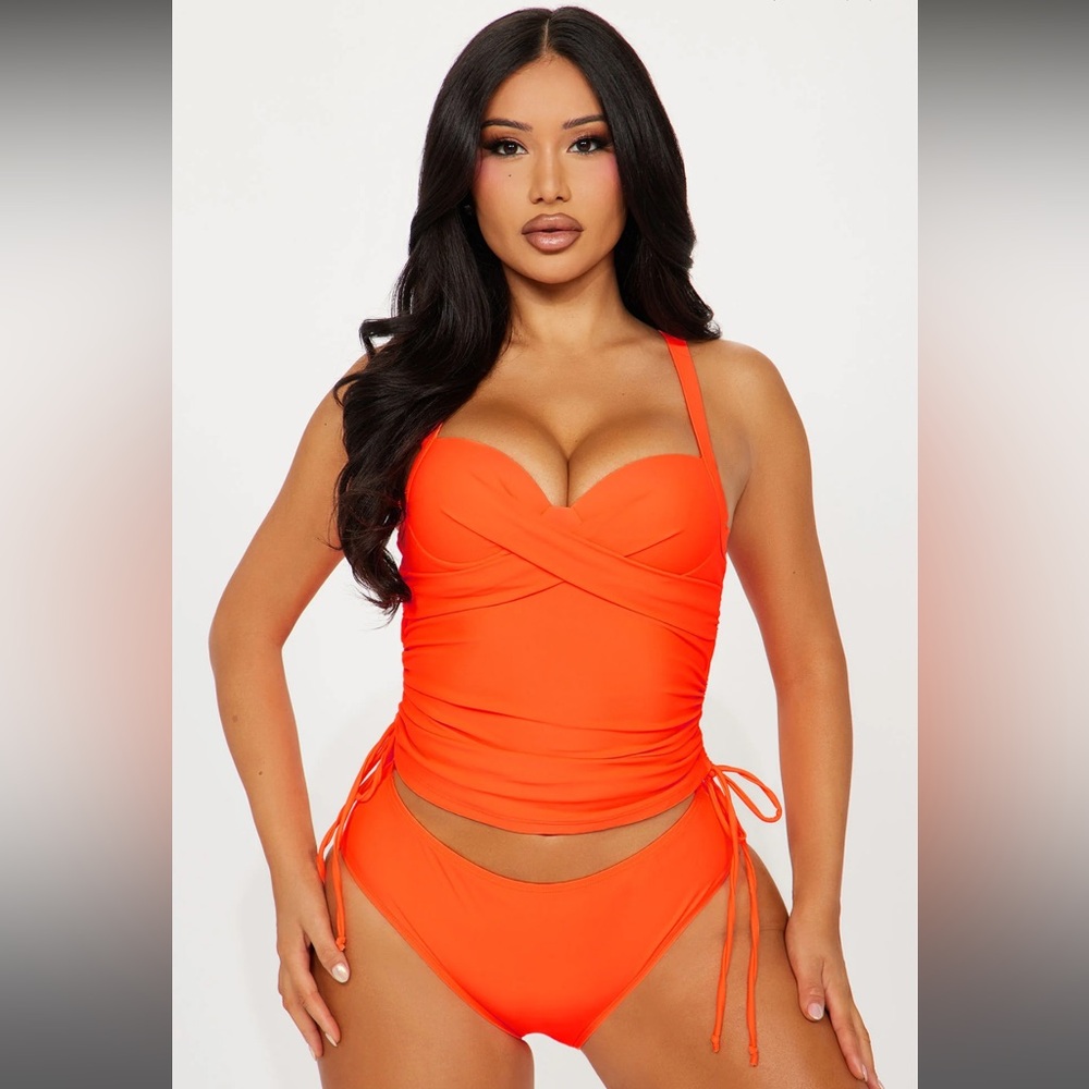 Sayra 2 Piece Tankini - Orange